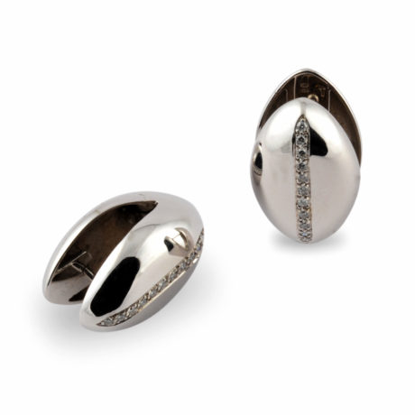 Creolen in Weissgold mit Brillanten