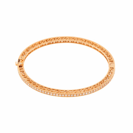 Armreif in Gelbgold mit 96 Brillanten