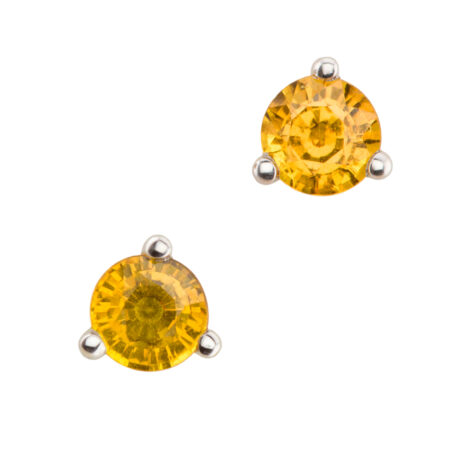 Ohrstecker Weissgold mit Saphiren