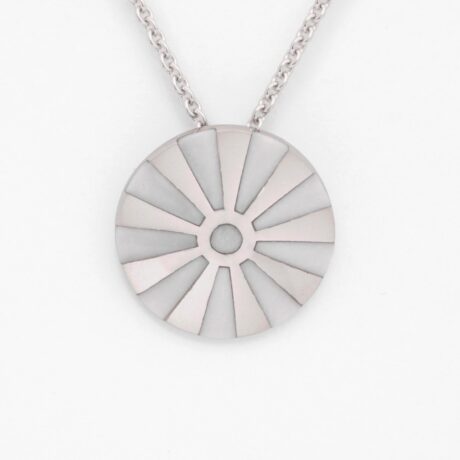 Kette mit Mendini-Anhänger in  Platin mit Kachalong